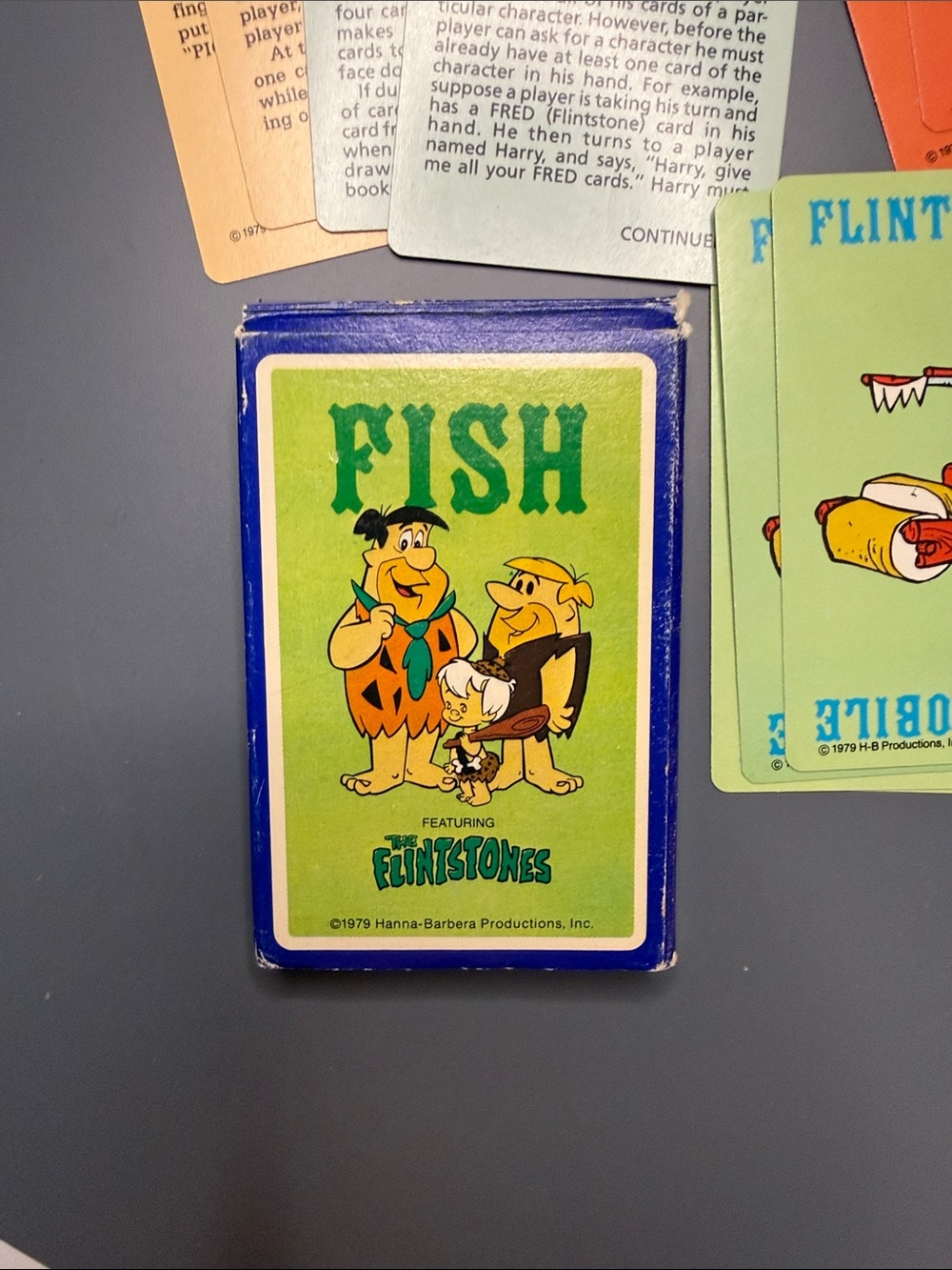 The Flintstones Fish Card Game